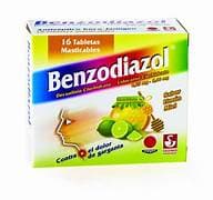 BENZODIAZOL SABOR LIMON Y MIEL X 16 PAS