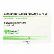 BETAMETASONA 4MG/1ML X 1 AMP BIOSANO