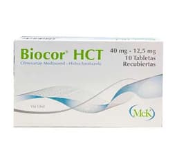 BIOCOR HCT 40MG - 12,5MG X 10 TAB