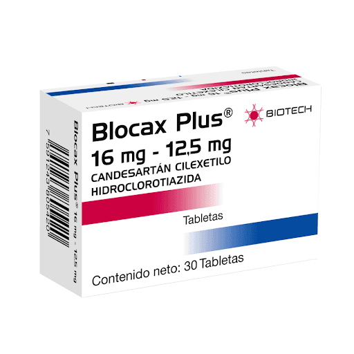 BLOCAX PLUS 16MG/12,5MG X 30 TAB