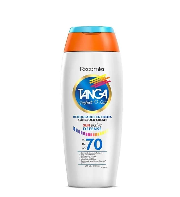 BLOQUEADOR CREMA TANGA SPF70 250ML