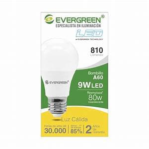 BOMBILLO EVERGREEN LED LC 810/9W/80W