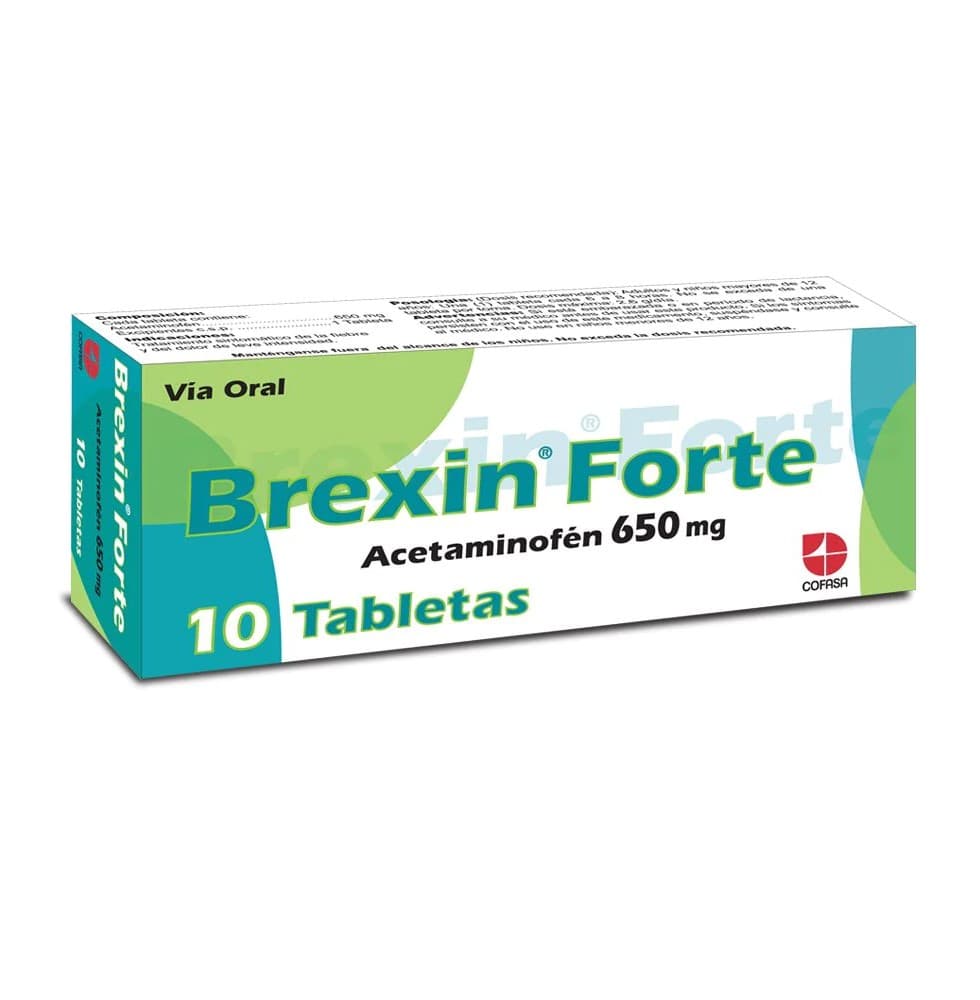 BREXIN FORTE 650 MG X 10 TAB