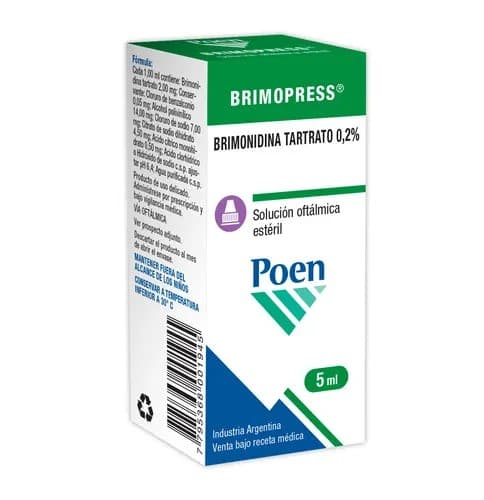 BRIMOPRESS 0,2% X 5ML GOTAS