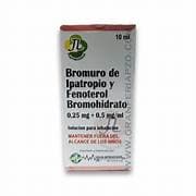 BROMURO DE IPRATROP 0,25MG/0,5MG SOL 10M