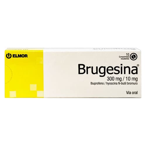 BRUGESINA 300MG/10MG X 10COMP