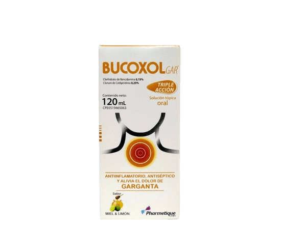 BUCOXOLGAR 0,15-0,25% MIEL SOL TOPX120mL