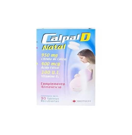 CALPAL  D NATAL X 30 TAB
