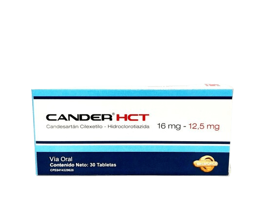 CANDER HCT 16/12,5 X30TAB VALMORCA