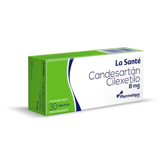 CANDESARTAN CILEXETILO 8MG X 30TAB SANTE