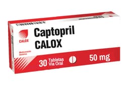 CAPTOPRIL 50MG X 30TAB CALOX