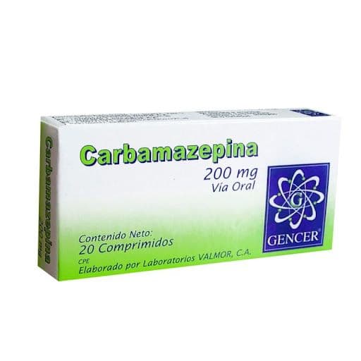 CARBAMAZEPINA 200MG X 20 COMP