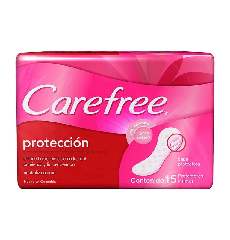 CAREFREE PROTECTORES CON PERFUME 15 UND