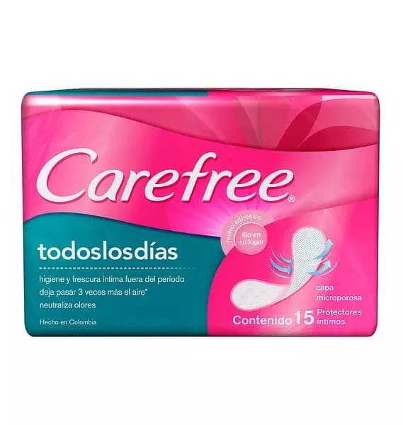 CAREFREE PROTECTORES SIN PERFUME 15 UND