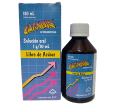 CARNISIN 1G/10ML X 180ML SOLUCION
