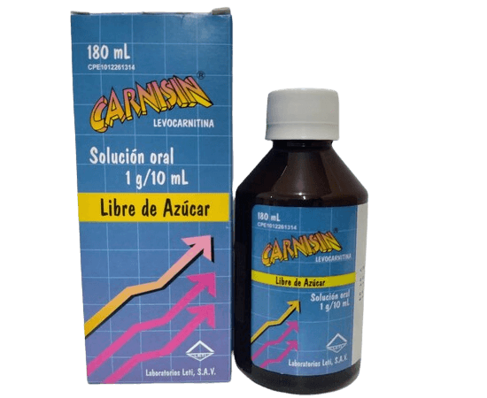 CARNISIN 1G/10ML X 180ML SOLUCION