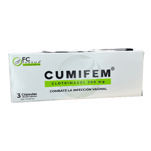 CUMIFEM 500 MG CAP BLANDAS VAGINALES X 3
