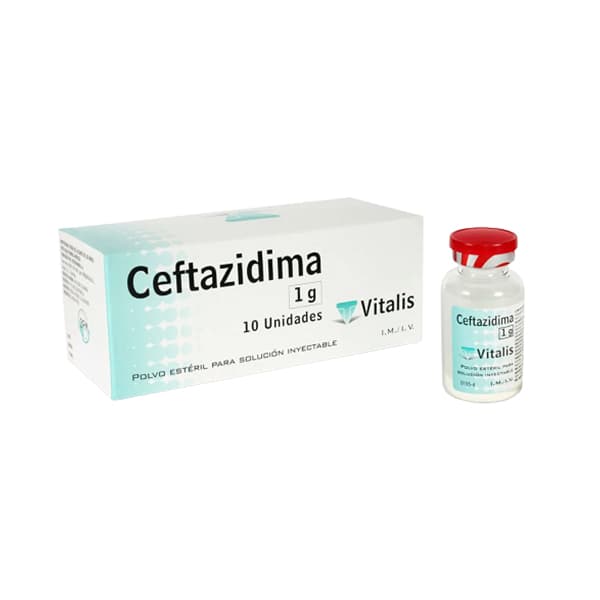 CEFTAZIDIMA 1GR X 1AMP VITALIS