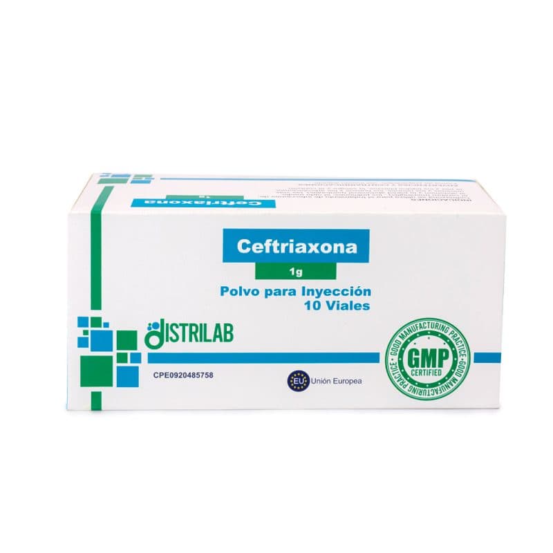 CEFTRIAXONA 1GR AMP DISTRILAB