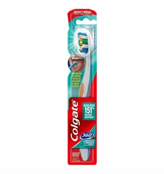 CEPILLO DENTAL COLGATE 360 MEDIO