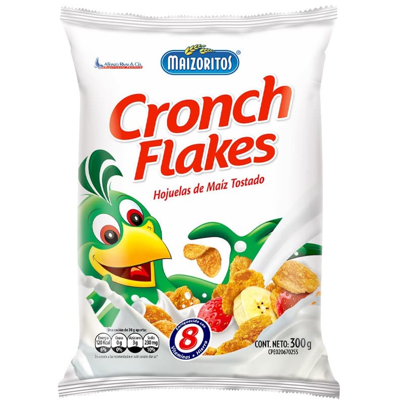 CEREAL CRONCH FLAKES MAIZORITOS X 300G