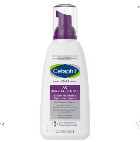 CETAPHIL PRO AC ESPUMA LIMPIA 236ML
