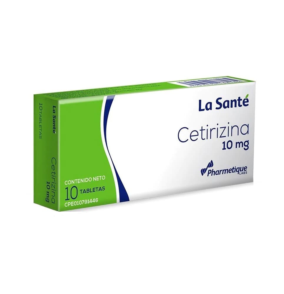CETIRIZINA 10 mg TAB X 10