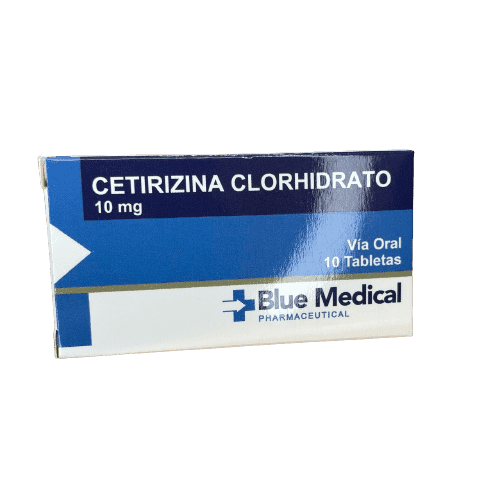 CETIRIZINA TAB 10 MG X 10 BLUE
