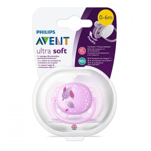 CHUPON ULTRA SOFT 0-6M AVENT HEMBRA