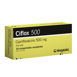 CIFLOX 500MG X 14 COMPR MEGALABS