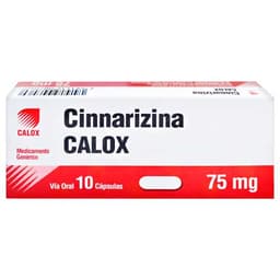 CINNARIZINA 75MG X 10CAP CALOX