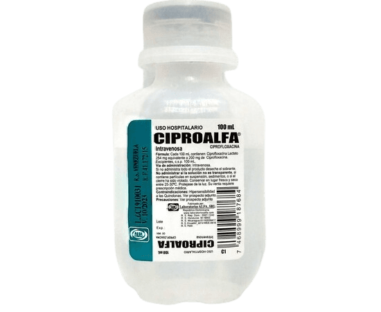 CIPROFLOXACINA 200MG X 100ML ALFA