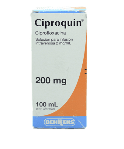 CIPROQUIN 200MG X 100ML (CIPROFLOXACINA)