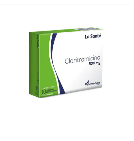 CLARITROMICINA 500MG X 10TAB (ELTER)