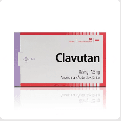 CLAVUTAN 875 MG+125MG 10 TABLETAS RECUBI