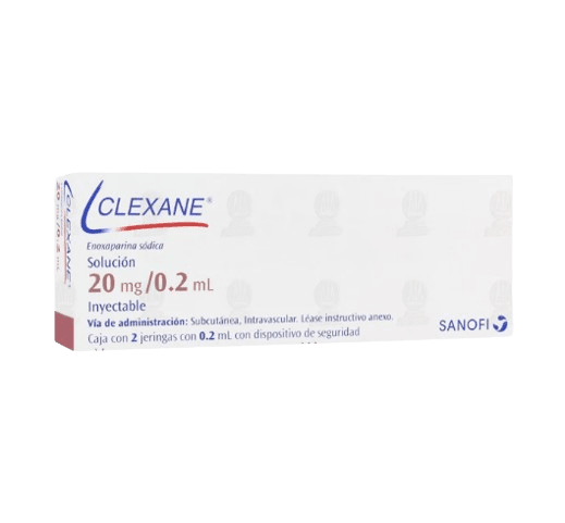 CLEXANE 20MG/0.2ML INY X 2 JER