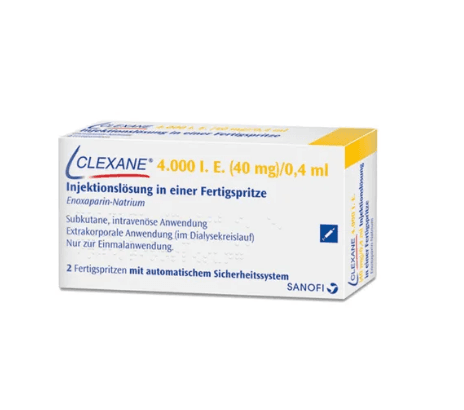 CLEXANE 40MG/0.4ML INY X 2 JER