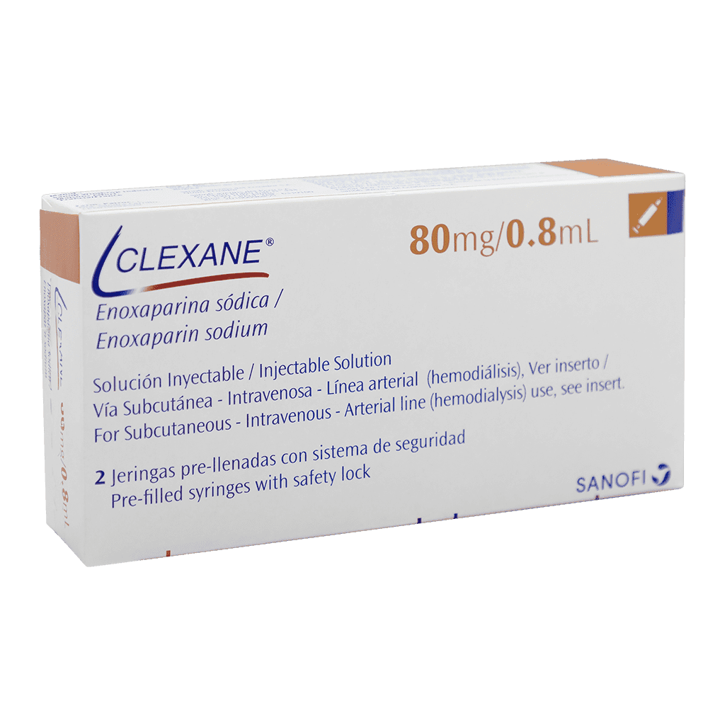 CLEXANE 80MG/0.8ML INY  X 2 JER