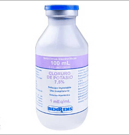 CLORURO DE POTASIO 7,5% 100ML