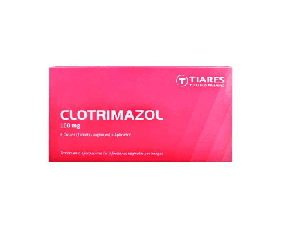 CLOTRIMAZOL 100MG X 6 OVULOS TIARES