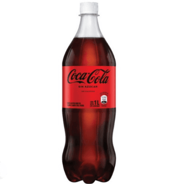 COCA-COLA SIN AZÚCAR 1 LT