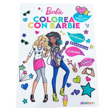 COLECCION COLOREA CON BARBIE