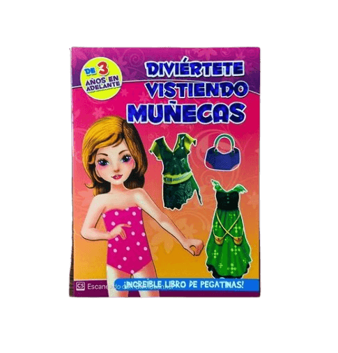 COLECCIÓN DIVIERTETE VISTIENDO MUÑECAS