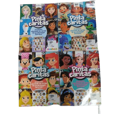 COLECCION PINTA CARITAS DISNEY