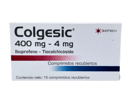 COLGESIC 400MG-4MG X 15COMP