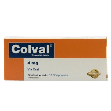COLVAL 4MG X 12 COMP