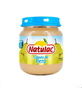 COMPOTA NATULAC COLADO PERA X113 GR