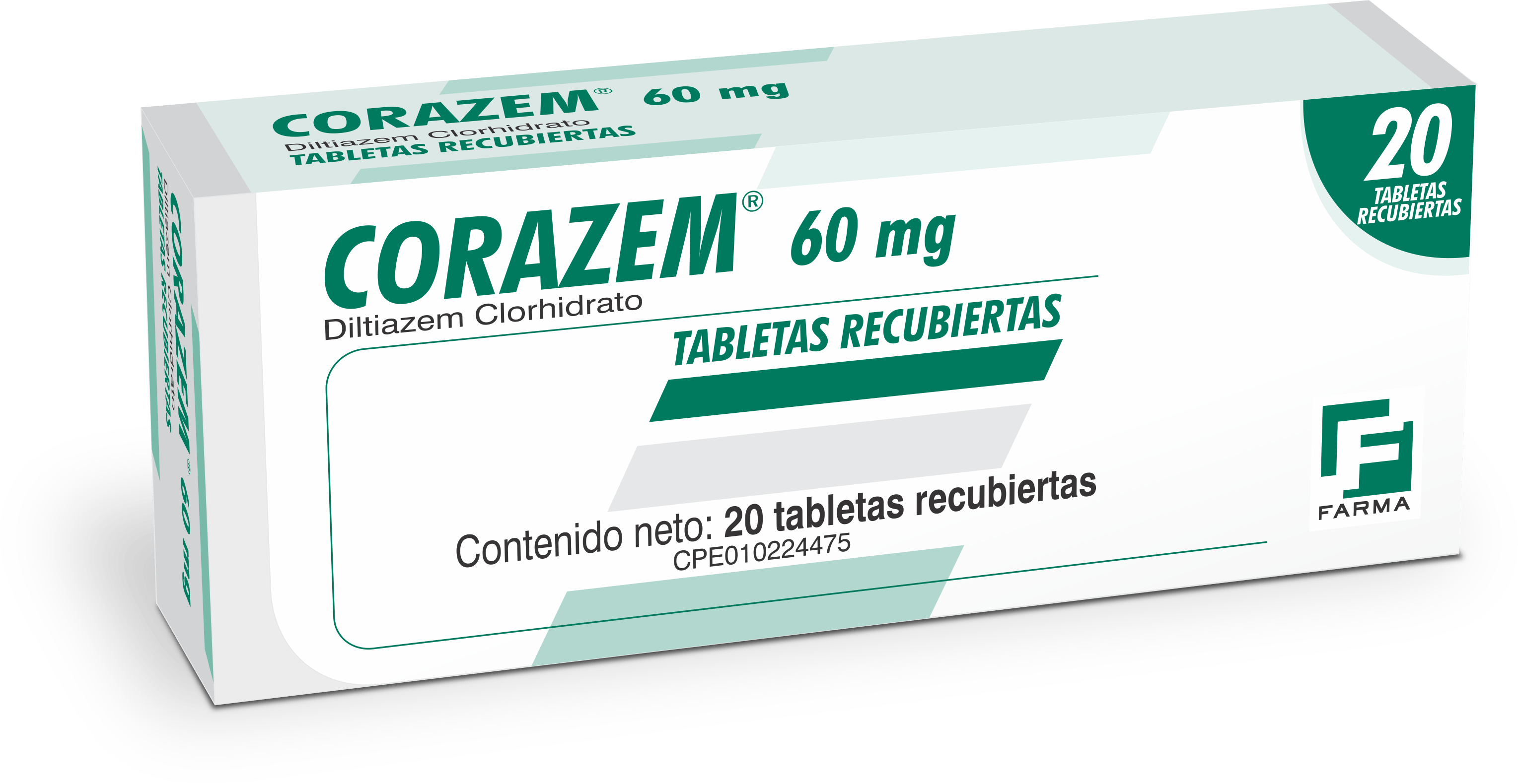 CORAZEM 60MG X 20 TAB