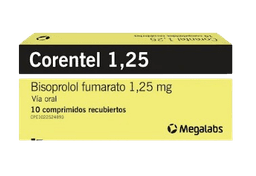 CORENTEL 1.25 MG X 10 COMP
