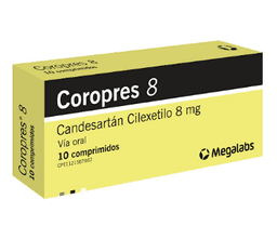 COROPRES 8 MG X 10COMP